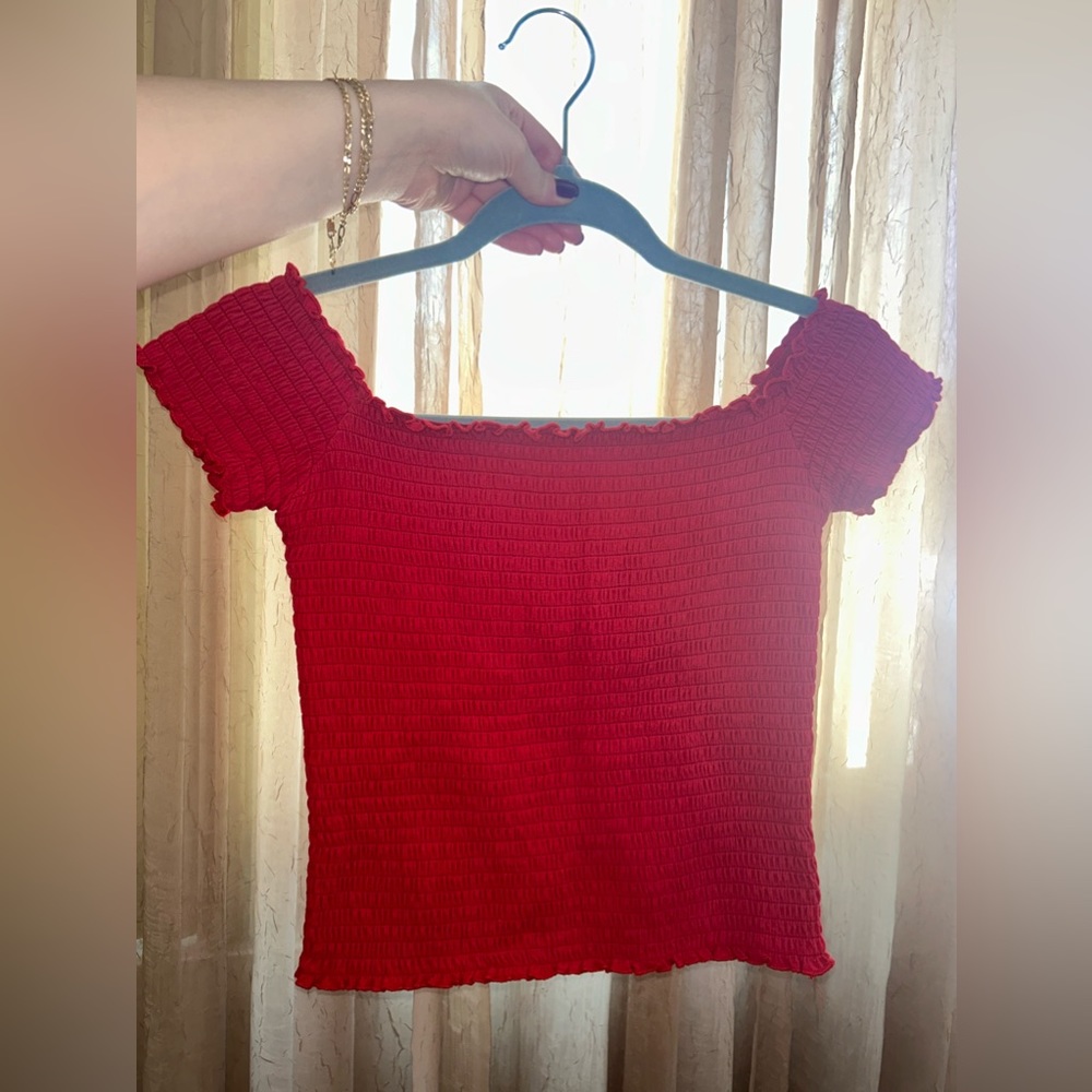 Hollister off the shoulder top